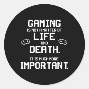 Sticker Rond Jeux Vidéo vintages Funny Pc Console Geek
