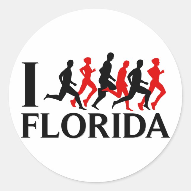 STICKER ROND J'EXÉCUTE FLORIDA (Devant)