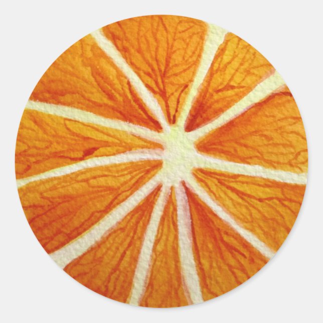 Sticker Rond Jicy Orange (Devant)