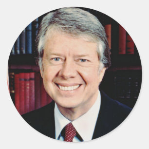 Sticker Rond Jimmy Carter 39