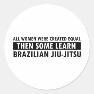 Sticker Rond Jitsu brésilien