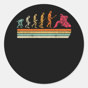 Sticker Rond Jiu Jitsu Evolution T-Shirt MIXED MARTIAL ART JITS