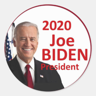 Sticker Rond Joe BIDEN 2020