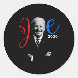 Sticker Rond Joe Biden Usa Drapeau 4 juillet Président Men W