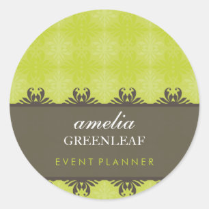 Sticker Rond JOINT D'AUTOCOLLANT : : 7 modelés élégants