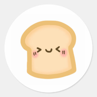 Sticker Rond Joli brun