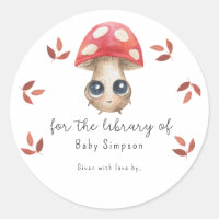 Joli champignon - ex-libris, livres pour bébé