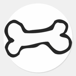 Sticker Rond Joli Dessin De Chien