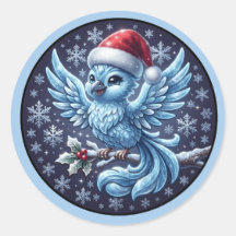 Joli Ornement de Chapeau de Père Noël pour Oiseau