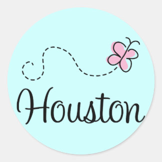 Sticker Rond Joli T-shirt Houston Texas