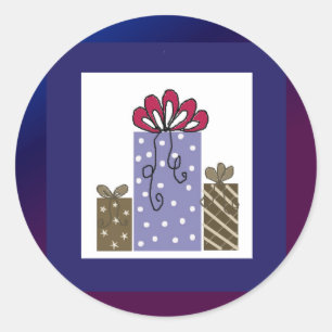 Sticker Rond Jolies cadeaux