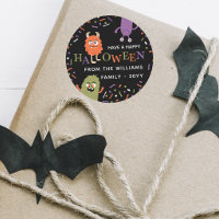Jolis monstres Joyeux Halloween