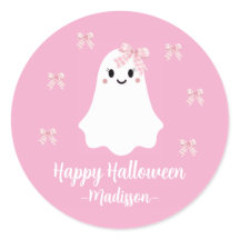 JOLIS RUBANS ROSES HALLOWEEN FANTÔME