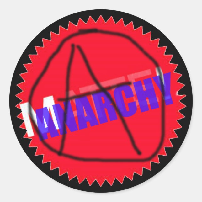 Sticker Rond Jouets anarchiques (Devant)