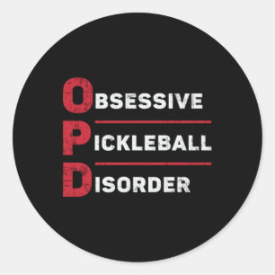 Sticker Rond Joueur de basket-ball Obsessionnel