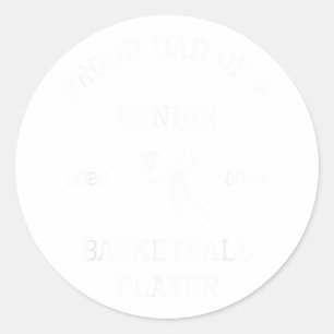 Sticker Rond Joueur de basket-ball père père père père 2020
