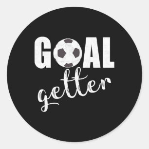 Sticker Rond Joueur de football Attrapeur de buts Équipes sport