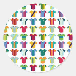 Sticker Rond Joueur de football Le Football Est Un Art