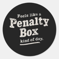 Joueur de hockey qui se sent comme une journée en 