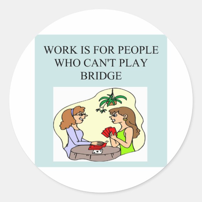 Sticker Rond joueur de jeu de passerelle dupliqué (Devant)