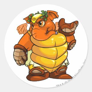 Sticker Rond Joueur Elephante Altador
