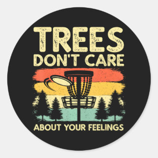 Sticker Rond Joueur Golf Disque Golf Disque Cute