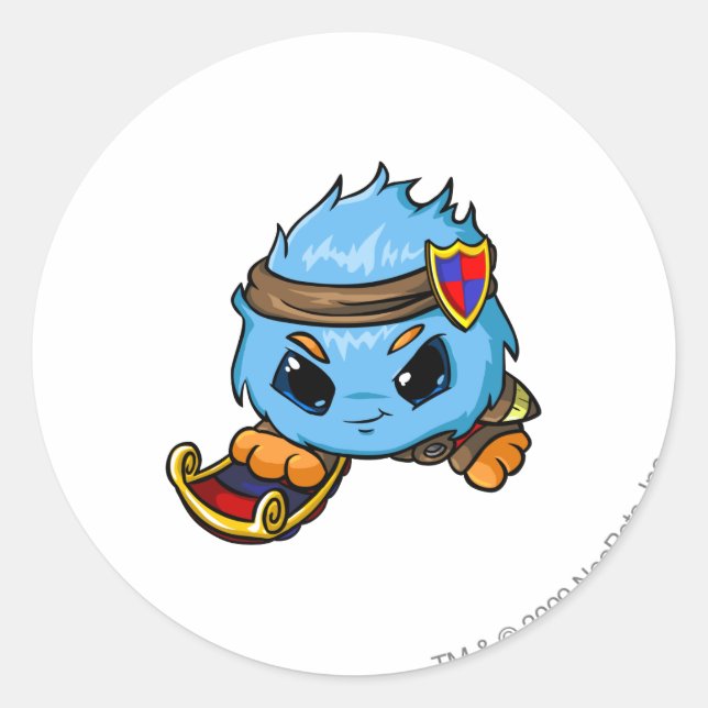 Sticker Rond Joueur JubJub Meridell (Devant)