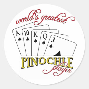 Sticker Rond Joueur Pinochle