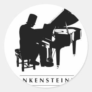 Sticker Rond Jouez au Frankensteinway !