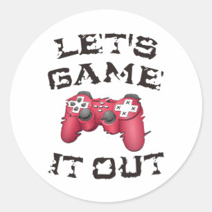 Sticker Rond Jouons-le