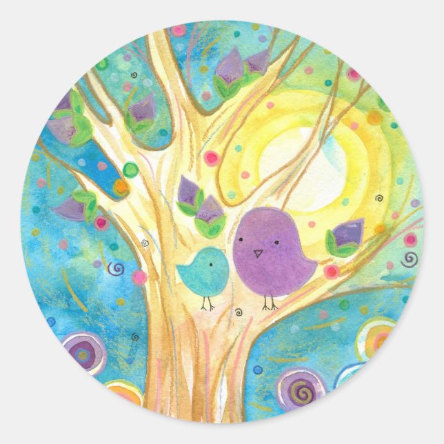 Sticker Rond Jour de congé (Devant)