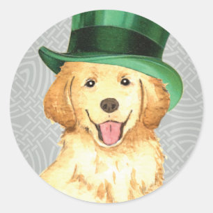 Sticker Rond Jour de la Saint-Patrick