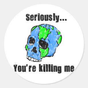 Sticker Rond Jour de la terre