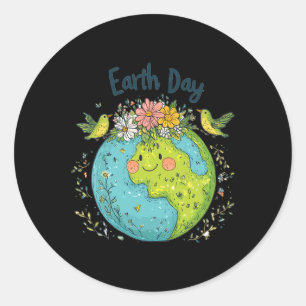 Sticker Rond Jour des terres 2025 Go Planeti T's Your Jour des