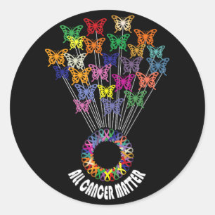 Sticker Rond Journée de sensibilisation à tous les problèmes de