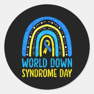Sticker Rond Journée de sensibilisation au syndrome de Down Moi