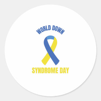 Sticker Rond Journée mondiale du syndrome de down (2)