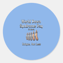 Journée mondiale du syndrome de Down. Unique non m