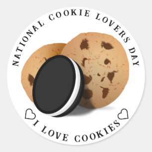 Sticker Rond Journée nationale des biscuits
