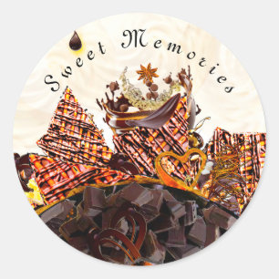 STICKER ROND JOURNÉE SUCRÉE AU SOLEIL ! :)