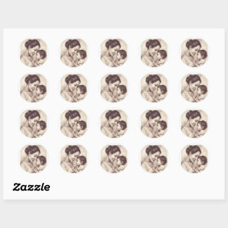 Sticker Rond Joyeuse fête des mères