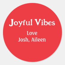 Joyeuses Vibes rouge Noël vacances amour famille s