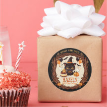Joyeux 1er Boo-Day Chat Noir Mignon et Effrayant H