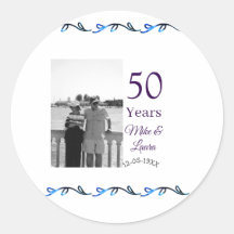 Joyeux 50e anniversaire ajoutez nom du couple date