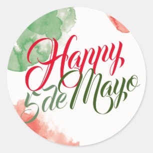 Sticker Rond Joyeux 5 de Mayo