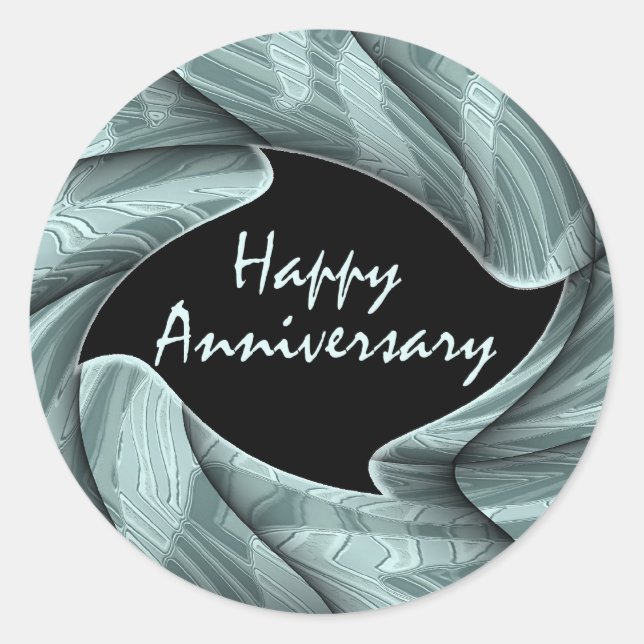 Sticker Rond Joyeux anniversaire (Devant)