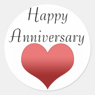 Sticker Rond Joyeux anniversaire
