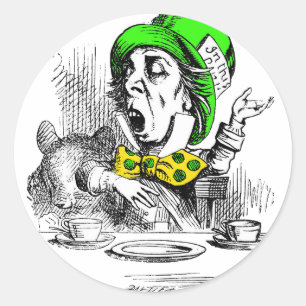 Sticker Rond Joyeux anniversaire