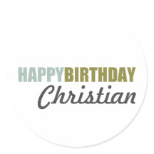 Joyeux anniversaire bleu vert gris