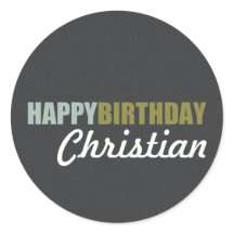 Joyeux Anniversaire Linen Grey